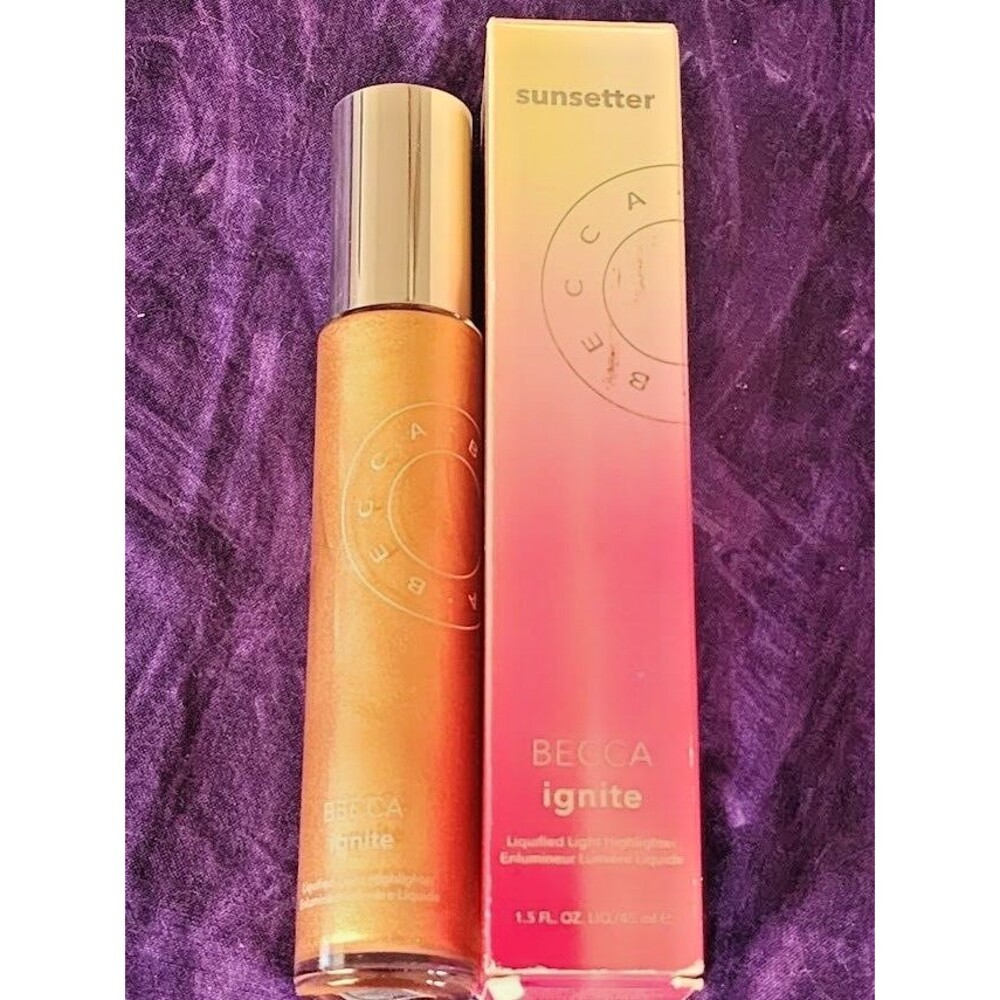 BECCA Cosmetics Ignite Sunsetter Liquified Light Highlighter Ltd Ed Shade Desire